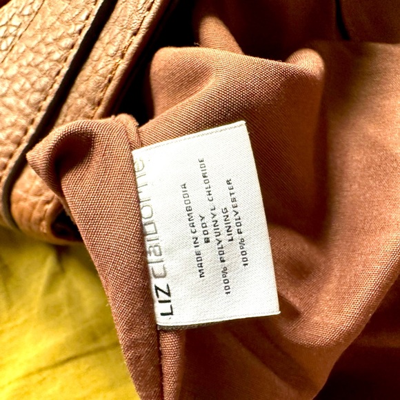 LIZ Claiborne brown purse with gold hardware. - Picture 5 of 7